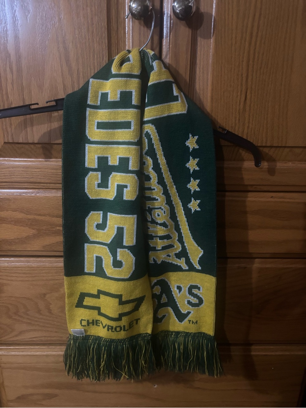 Oakland A's Green & Yellow Team Scarf - Unbranded